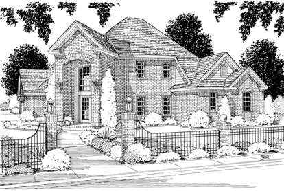 4 Bed, 3 Bath, 2953 Square Foot House Plan - #4848-00295