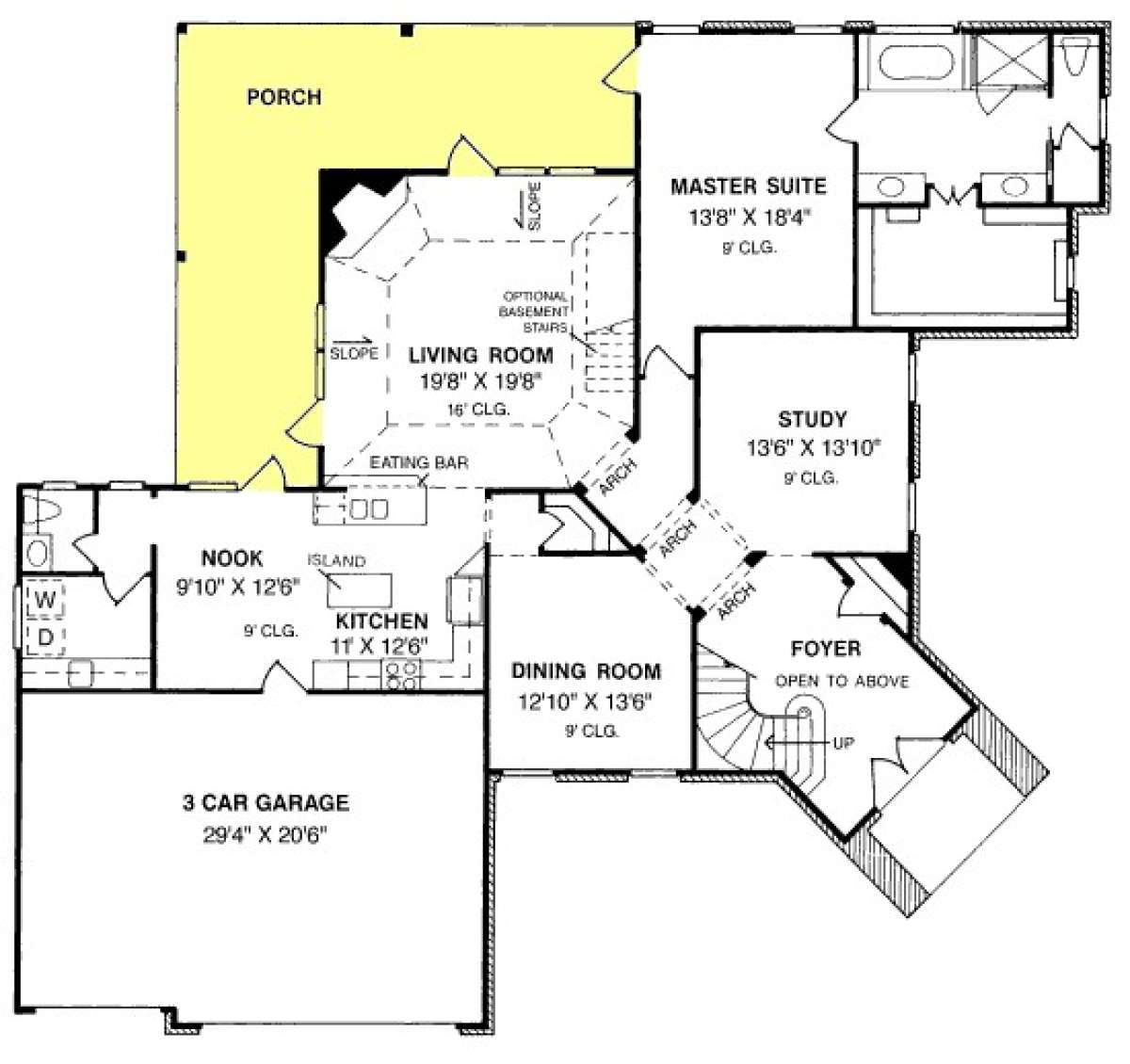 Floorplan 1 for House Plan #4848-00295