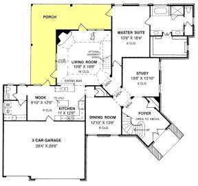 Floorplan 1 for House Plan #4848-00295