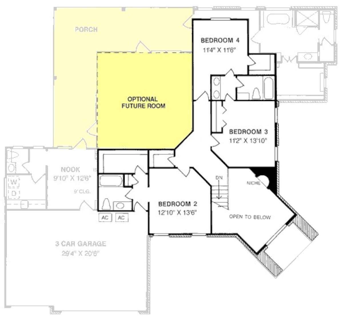 Floorplan 2 for House Plan #4848-00295
