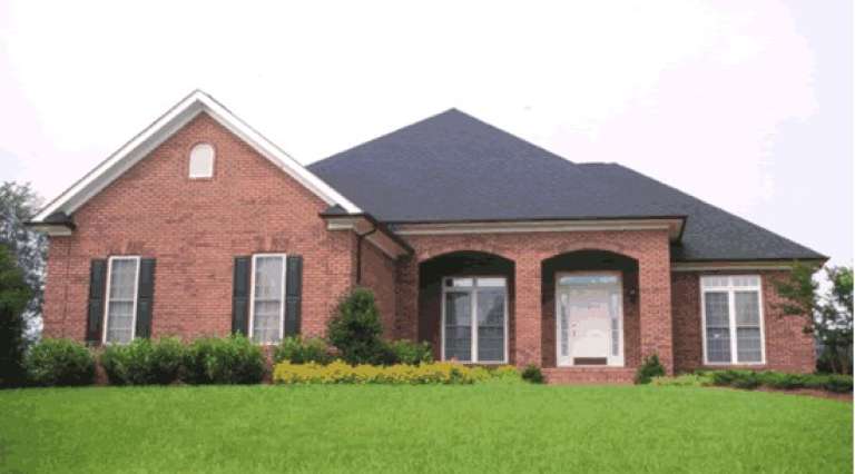 Ranch House Plan #4848-00296 Elevation Photo