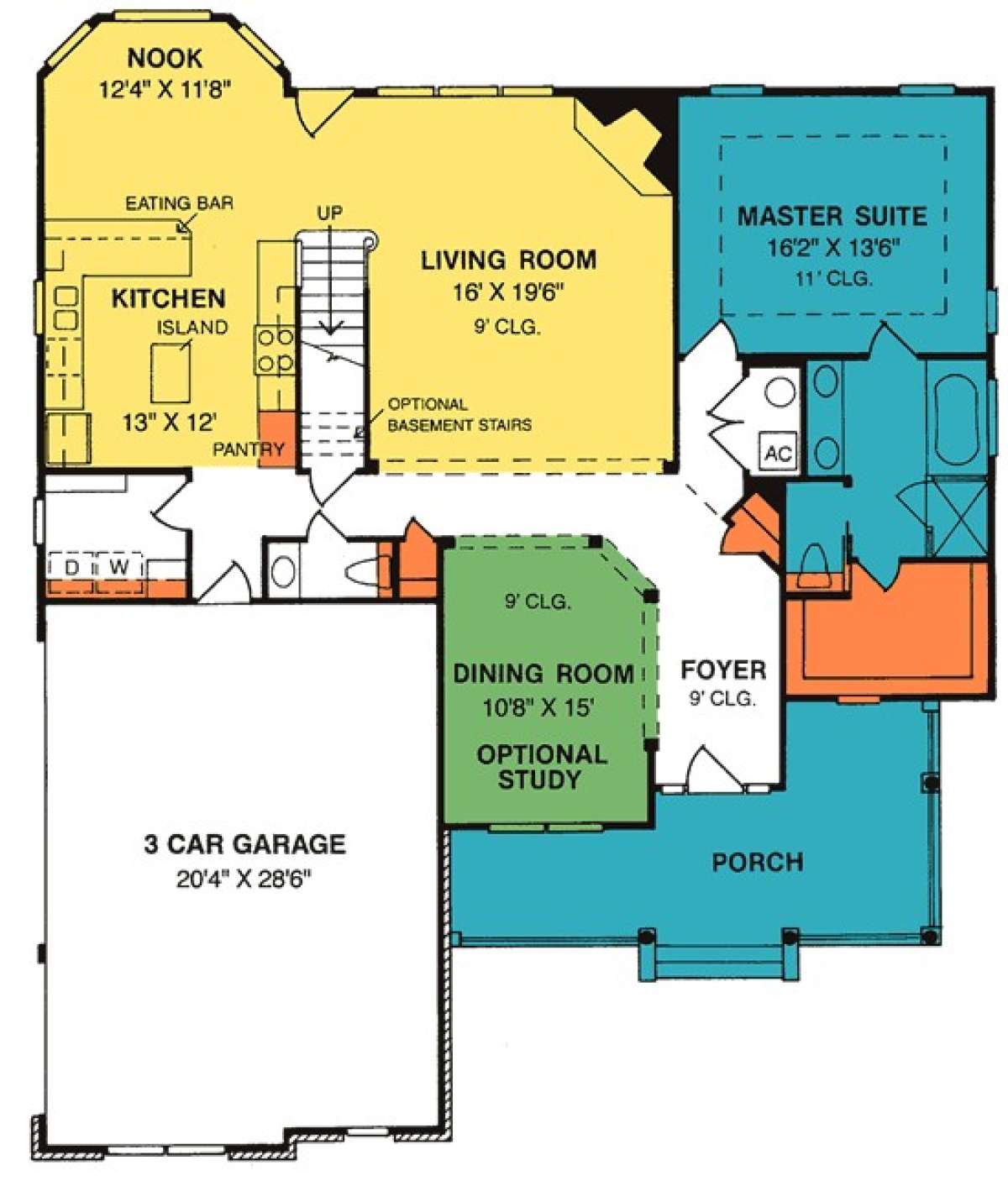Floorplan 1 for House Plan #4848-00297