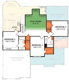 Floorplan 2 for House Plan #4848-00297