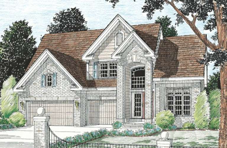 House Plan House Plan #13971 Front Elevation