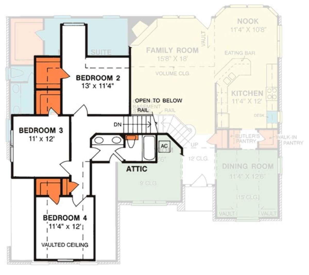 Floorplan 2 for House Plan #4848-00302