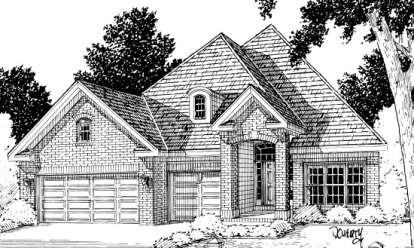 Ranch House Plan #4848-00305 Elevation Photo