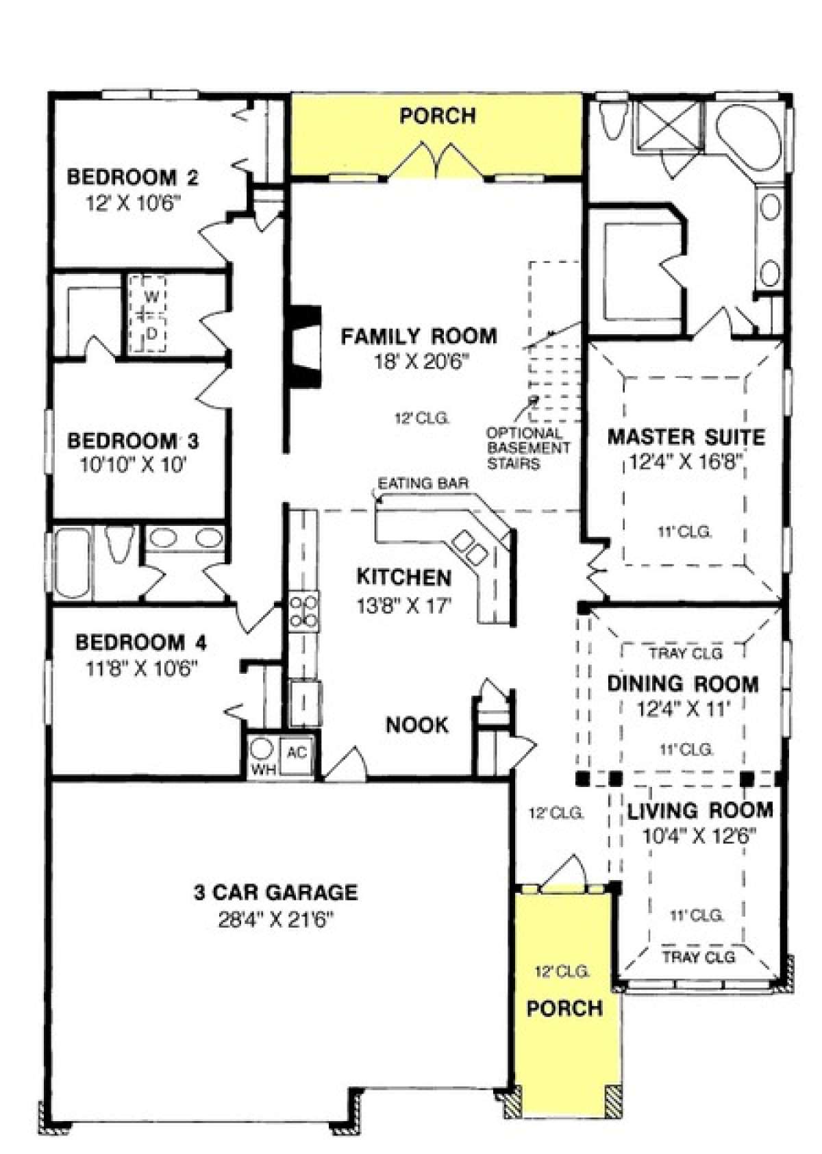 Floorplan 1 for House Plan #4848-00305