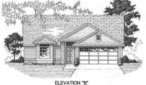 Contemporary House Plan #4766-00004 Elevation Photo