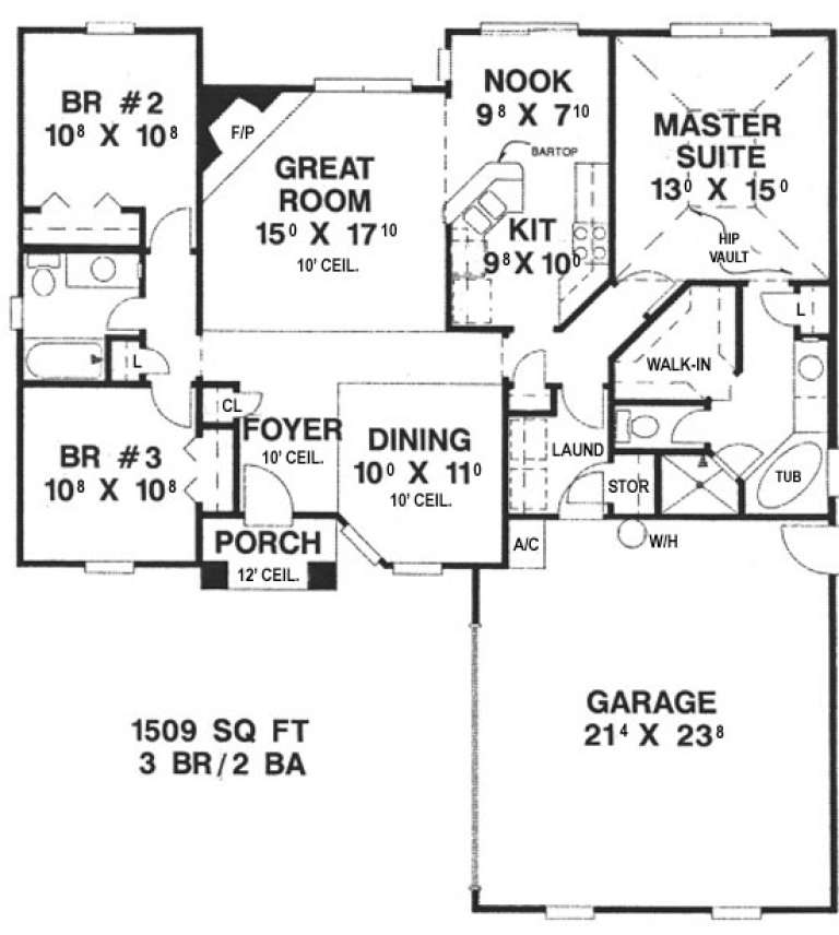 House Plan House Plan #13985 Drawing 1