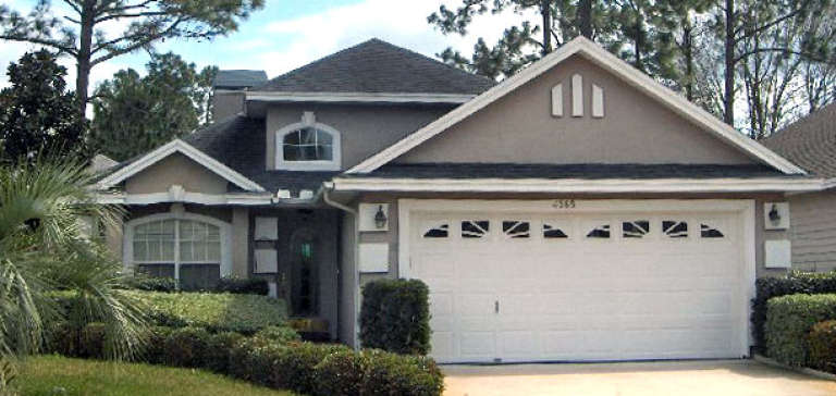 Narrow Lot House Plan #4766-00012 Elevation Photo