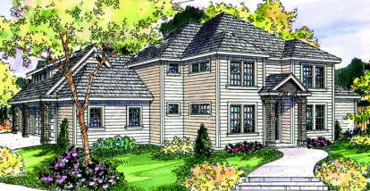3 Bed, 2 Bath, 3309 Square Foot House Plan - #035-00381