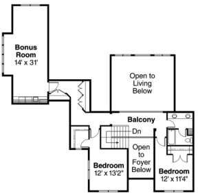 Floorplan 2 for House Plan #035-00381
