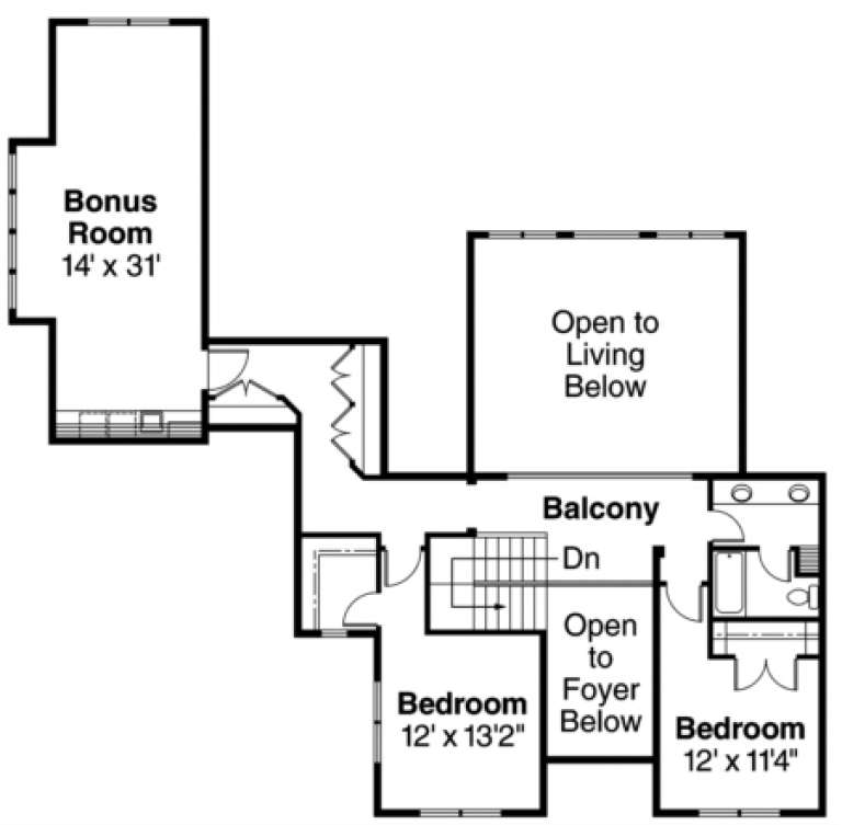 House Plan House Plan #1399 Drawing 2