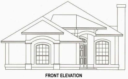 Ranch House Plan #4766-00016 Elevation Photo
