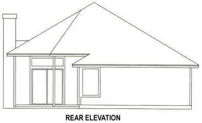Ranch House Plan #4766-00016 Elevation Photo