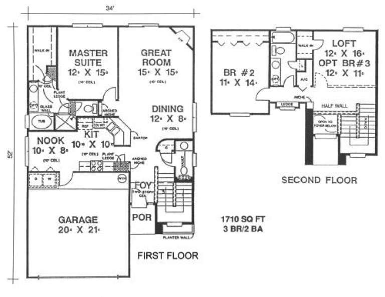 House Plan House Plan #13993 Drawing 1