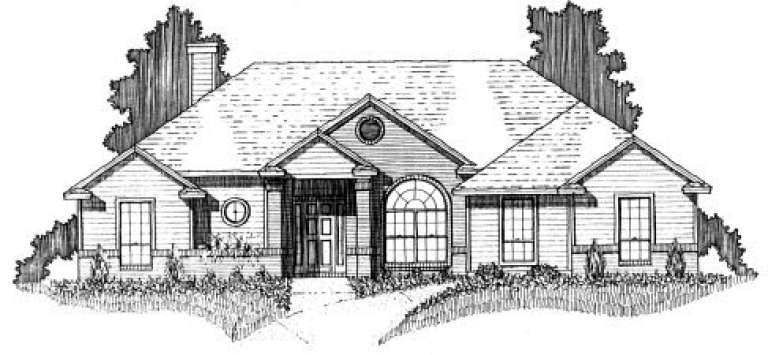 Traditional House Plan #4766-00019 Elevation Photo