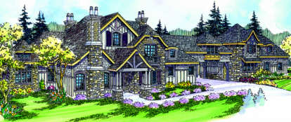 3 Bed, 2 Bath, 5808 Square Foot House Plan - #035-00382