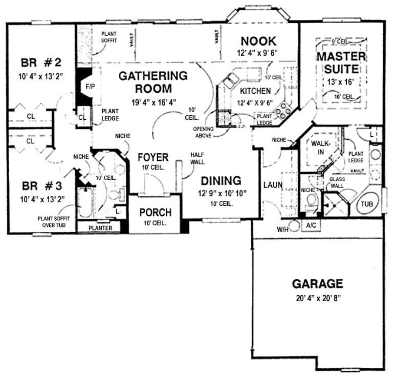 House Plan House Plan #14000 Drawing 1