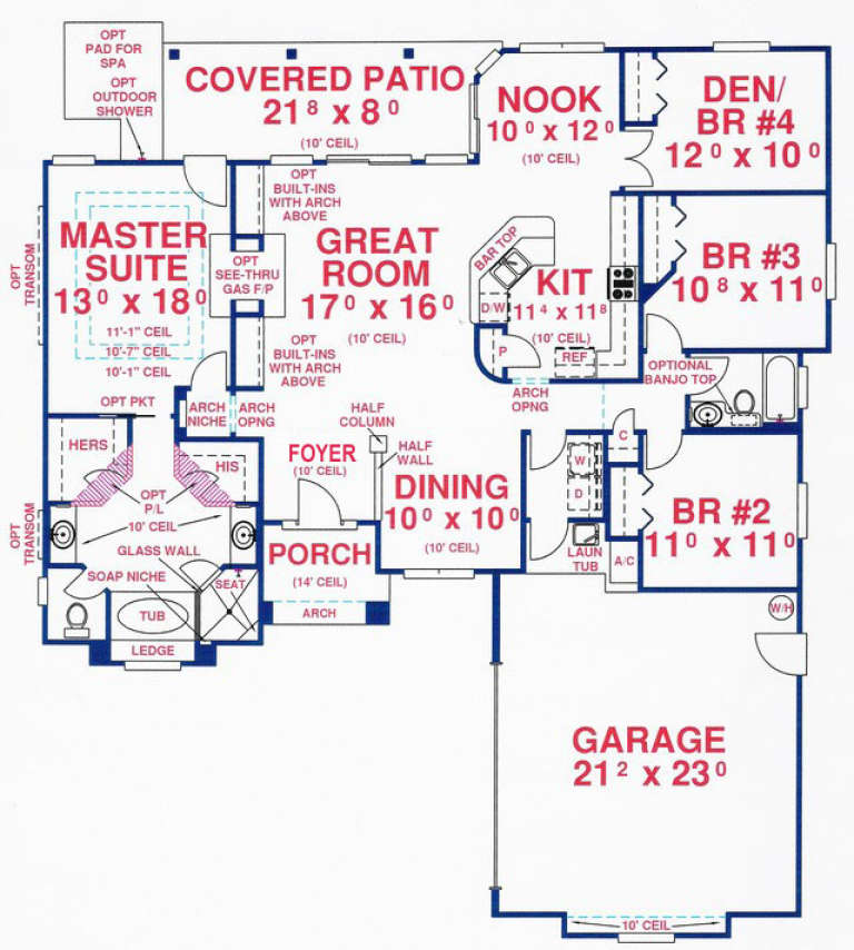 House Plan House Plan #14004 Drawing 1