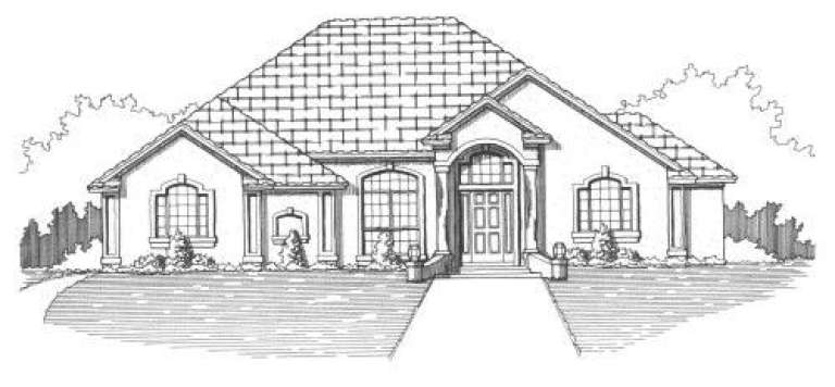 Ranch House Plan #4766-00031 Elevation Photo