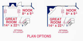 Floorplan 1 Option A for House Plan #4766-00036