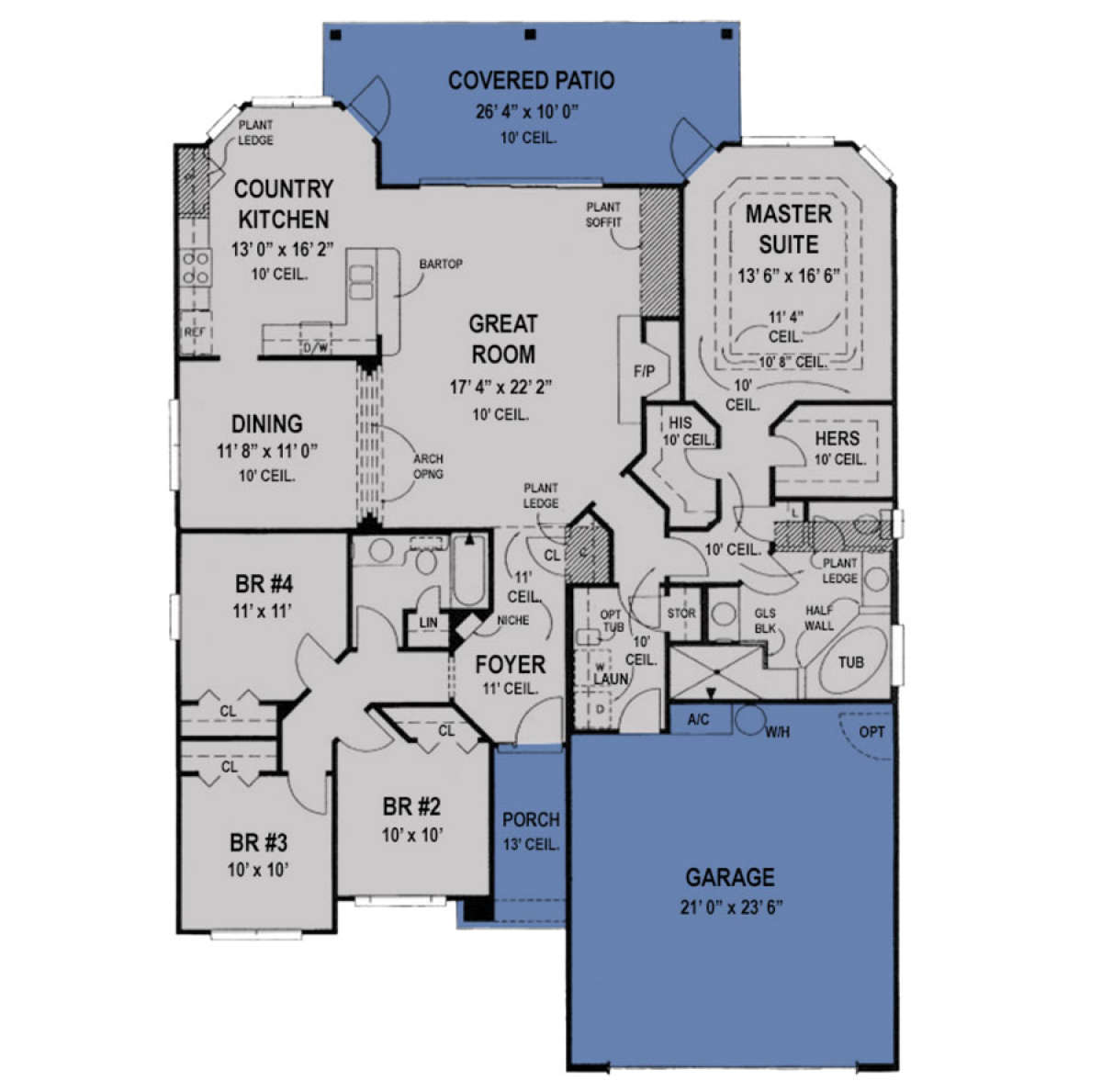 Main Floor  for House Plan #4766-00038