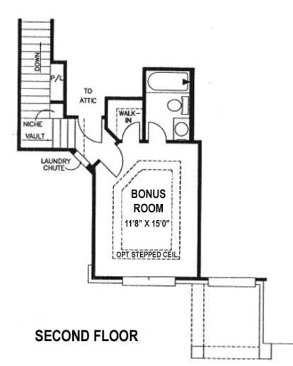 Floorplan 2 for House Plan #4766-00049