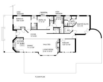 Main Floor  for House Plan #039-00146