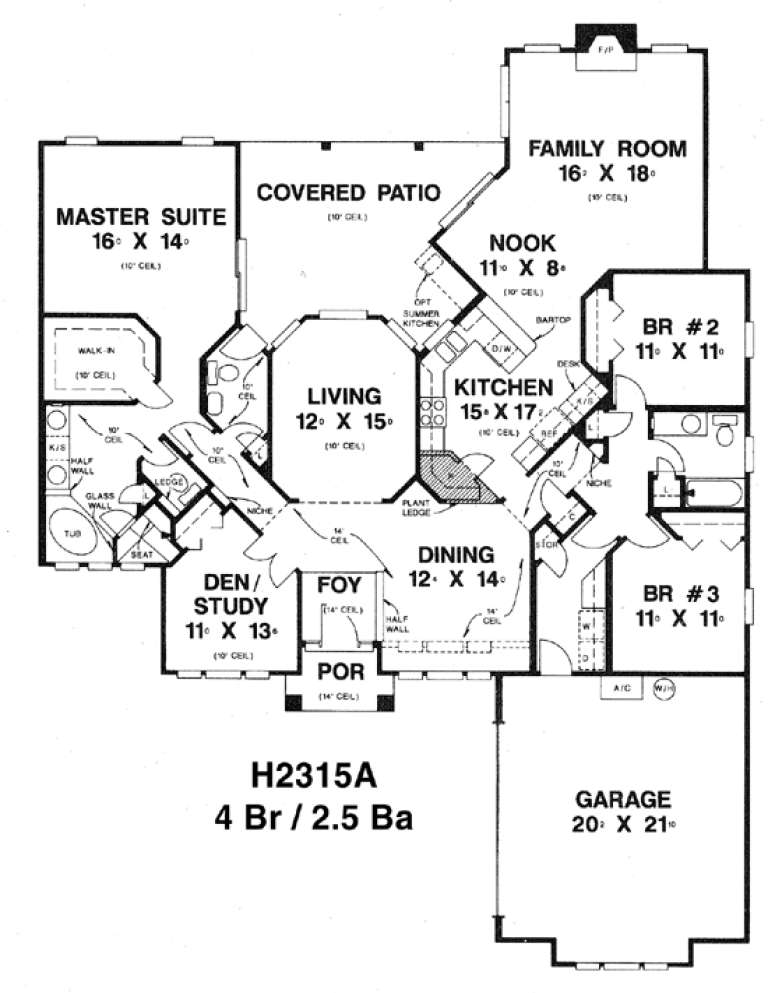 House Plan House Plan #14032 Drawing 1