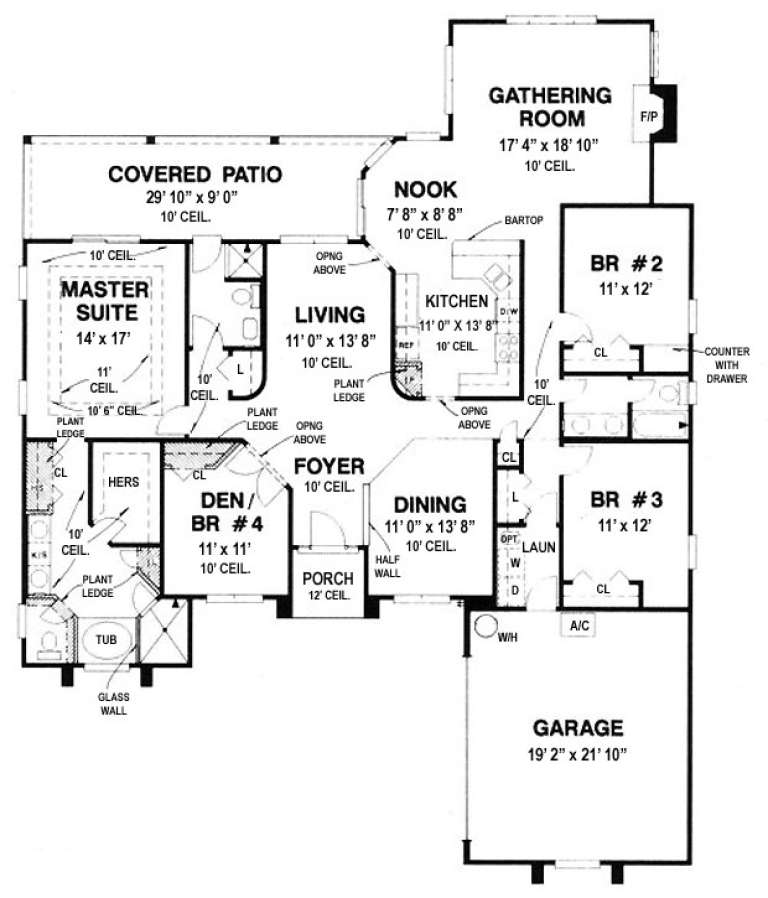 House Plan House Plan #14034 Drawing 1