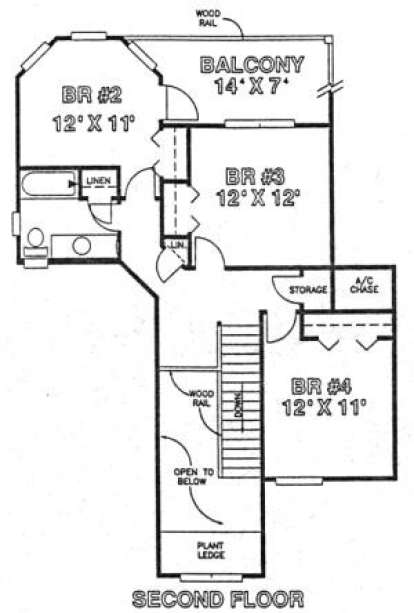 Floorplan 2 for House Plan #4766-00061