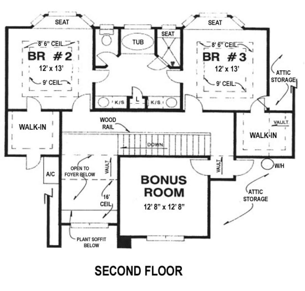 Floorplan 2 for House Plan #4766-00062