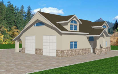 European House Plan #039-00147 Elevation Photo