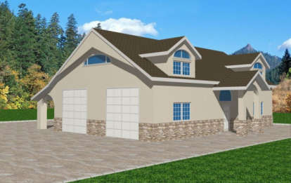 0 Bed, 1 Bath, 1362 Square Foot House Plan - #039-00147