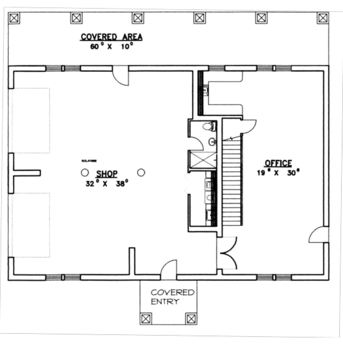 First Floor for House Plan #039-00147