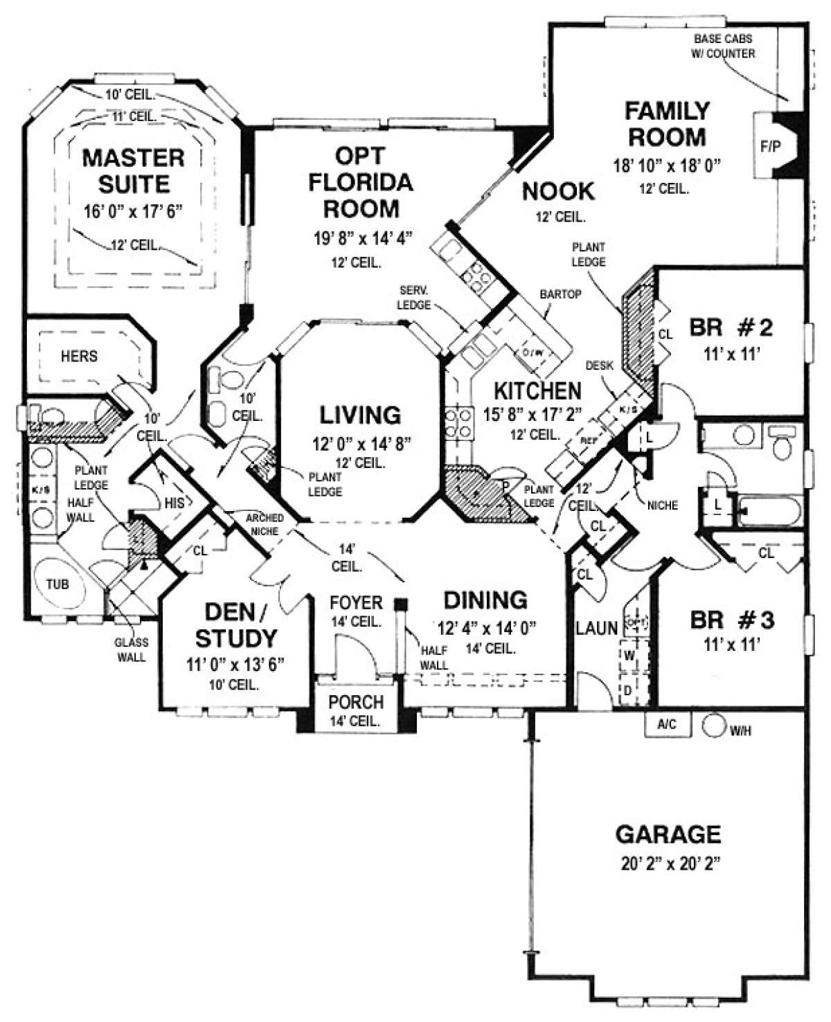 Floorplan 1 for House Plan #4766-00065