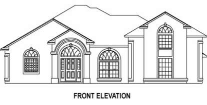 Mediterranean House Plan #4766-00066 Elevation Photo