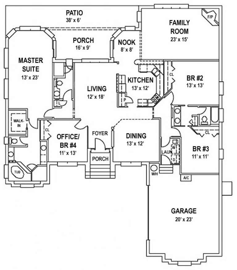 House Plan House Plan #14048 Drawing 1