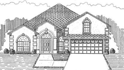 Ranch House Plan #4766-00074 Elevation Photo