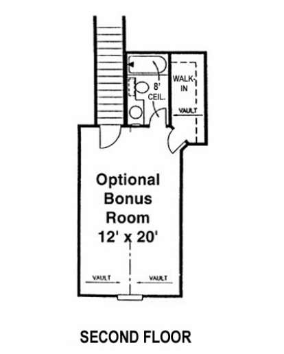 Floorplan 2 for House Plan #4766-00074