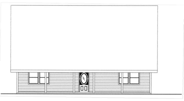 Country House Plan #039-00148 Elevation Photo