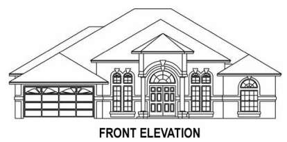 Ranch House Plan #4766-00075 Elevation Photo
