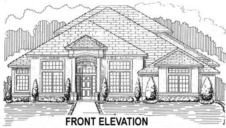 Mediterranean House Plan #4766-00076 Additional Photo