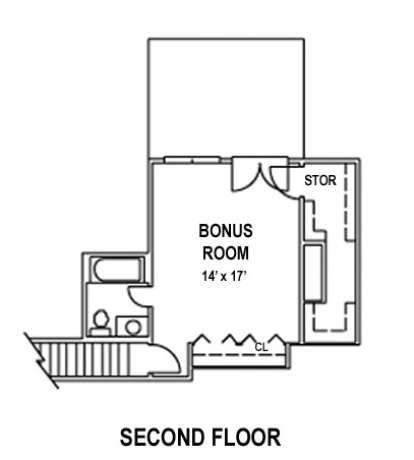 Floorplan 2 for House Plan #4766-00081
