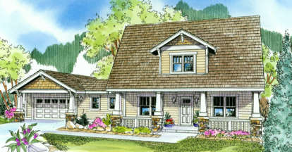 3 Bed, 2 Bath, 2451 Square Foot House Plan - #035-00384