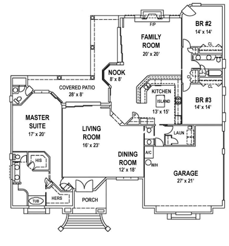 House Plan House Plan #14061 Drawing 1