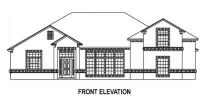 Ranch House Plan #4766-00087 Elevation Photo