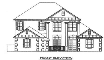 Luxury House Plan #4766-00088 Elevation Photo