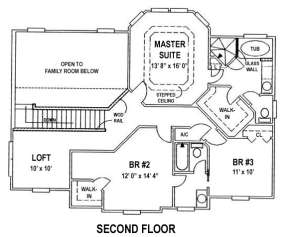 Floorplan 2 for House Plan #4766-00090